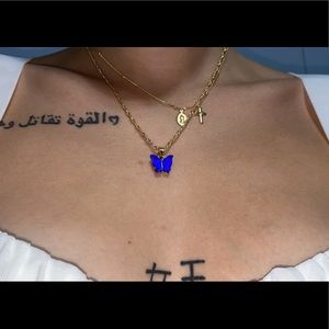 Sweet Butterfly Necklace Acrylic Women’s Jewlery